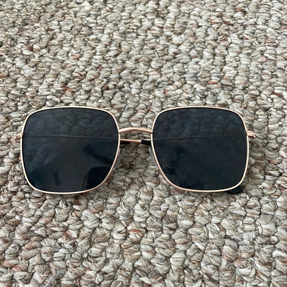 Rose gold sunglasses